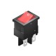 SE298 Rocker Switch 4A DPST On Off Illuminated Red